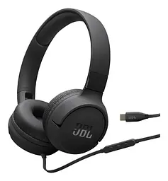 Навушники з мікрофоном JBL Tune 520C USB-C JBLT520CBLK Black