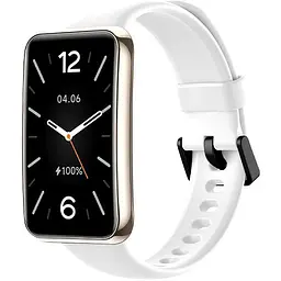 Силіконовий ремінець Tamister для Xiaomi Mi Smart Band 7 Pro White