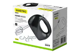 Міксер ручний занурювальний кухонний Maestro MR-500 600Вт чорний - мініатюра 4