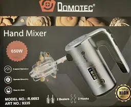 Міксер ручний Domotec R-6693 5 швидкостей 650W - мініатюра 4
