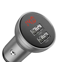 Автомобільний зарядний пристрій XPRO CCBX 24w PD+QC сірий (24218-01) - мініатюра 4