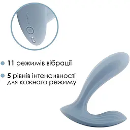 Вібратор в трусики Svakom Erica Dusty Blue - мініатюра 4