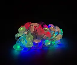 Гірлянда Sun Lamp Розумна світлодіодна Dream collor 33LED 5метрів великі Серце MultiRGB USB управління від - мініатюра 3