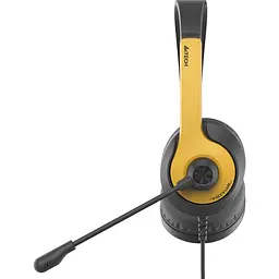Гарнітура A4Tech A4-Tech FH100U USB Black-Gold (FH100U (Bumblebee)) - мініатюра 3