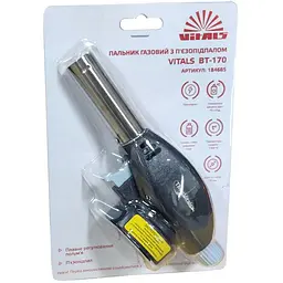 Пальник газовий Vitals BT-170 з п`єзопідпалом Ø20 мм (184685) - мініатюра 2