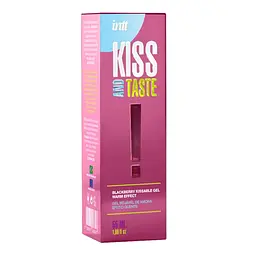 Гель для прелюдій - Intt Kiss and Taste! Blackberry Kissable Gel Warm Effect, 55 мл - мініатюра 3
