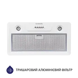 Витяжка вбудована Minola HBI 5202 WH 700 LED - мініатюра 2