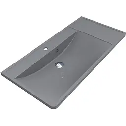 Умивальник Miraggio Sacramento mirastone gray 0000437, Сірий