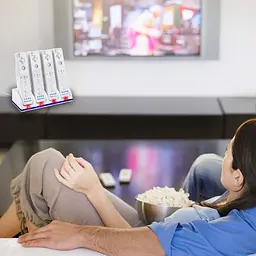 Акумуляторна батарея для пульта дистанційного керування Wii TechKen 4 Pack, 4 батареї ємністю 2800 мАг - мініатюра 6