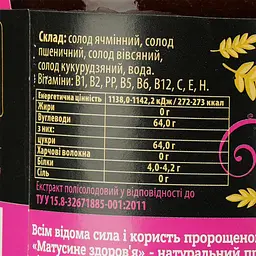 Екстракт Полісол Матусине здоров'я, цілющий, з пророщених зерен, 550 г - мініатюра 3