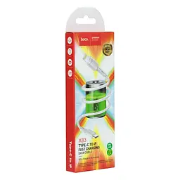 Кабель USB Hoco X83 PD Type-C to Lightning білий 2.4А швидка зарядка (Hoco X83 PD)