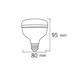 Світлодіодна лампа "CRYSTAL-20" 20W 6400K E27 - мініатюра 2