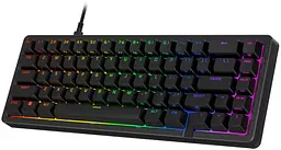 Клавіатура HyperX Alloy Origins 2 65key Red USB-A Hot-Swap EN/UA RGB Black (B4QS3AA) - мініатюра 2