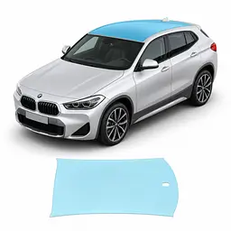 Антигравійна захисна бронеплівка за лекалами для BMW X2 F39 2018-2023 - зона даху
