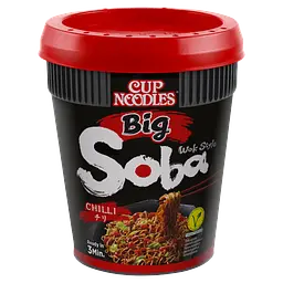 Лапша Cup Noodles Nissin Big Wok Style Soba Chilli со вкусом чили 115 г