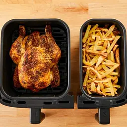 Двофритюрниця TEFAL Easy Fry&Gril EY905D10, 2.4кг, 8.3л, 2700Вт, чорно-сріблястий - мініатюра 4
