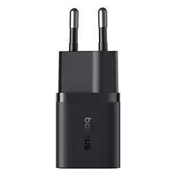 Мережевий зарядний пристрій Baseus GaN5 Fast Charger (mini) 1C 25W EU Cable Type-C to Type-C 1m чорний P10110909113-01 - мініатюра 2