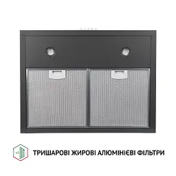 Витяжка купольна Perfelli K 6402 SG 850 LED - мініатюра 5