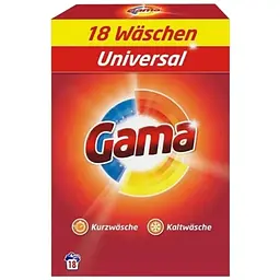 Пральний порошок Gama 3 in 1 Universal 1.08 кг (8435495837633)