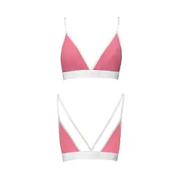 Спортивний топ із подвійними бретелями Passion PS007 TOP pink L - мініатюра 3
