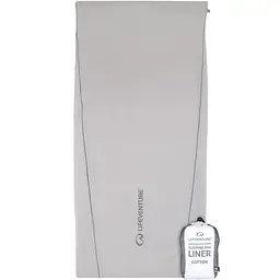 Вкладиш Lifeventure Cotton Lite Liner Rectangular Світло-сірий - мініатюра 2