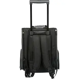 Сумка-рюкзак для собак Trixie Trolley, поліестер, до 8 кг, 32х45х25 см, чорна із сірим - мініатюра 3