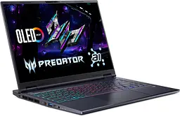 Acer Ноутбук Predator Helios Neo 14 PHN14-71 14.5" 2.8K OLED, Intel U9-285H, 32GB, F2TB, NVD5070-8, Lin, чорний - мініатюра 2