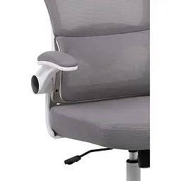 Офісне крісло GT Racer B-5880 White/Gray [125610] - мініатюра 7