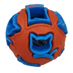 Двоколірний м'яч, що світиться для собак Bonny cat flash ball, Помаранчевий