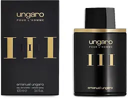 Оригінал Ungaro Pour L'Homme III 100 мл Туалетна вода - мініатюра 2