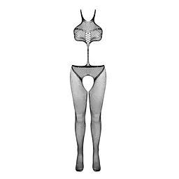 Відкритий бодістокінг Passion BS080 black One size - мініатюра 5