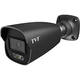 IP-відеокамера 4Mp TVT TD-9442S4-C(D/PE/AW3) Black f=2.8mm, ІЧ+LED-підсвічування, з мікрофоном (77-00373)