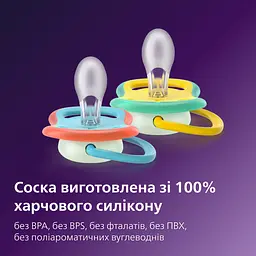 Пустушка Philips Avent Ultra Air нічна 18+ міс. 2 шт. (SCF376/32) - мініатюра 3