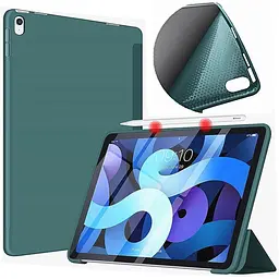 Чохол-книжка BeCover Tri Fold Soft TPU Silicone для Apple iPad Air 11" M2/M3 2024/2025 Dark Green (711406) - мініатюра 3