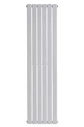Вертикальний дизайнерський радіатор опалення Arttidesign Livorno 6/2200/408/50 білий матовий - мініатюра 4