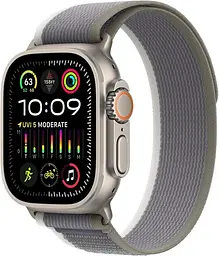 Смарт-годинник Apple Watch Ultra 2 GPS + Cellular 49mm Titanium Case with Green/Gray Trail Loop - M/L (MRF43) - мініатюра 3