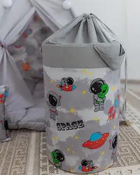 Кошик для іграшок Космос з затяжкою - мініатюра 2