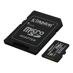 Карта пам'яті microSDXC (UHS-1) Kingston Canvas Select Plus Gen3 256Gb class 10 А1 (R-150MB/s) (adapter SD) - мініатюра 3