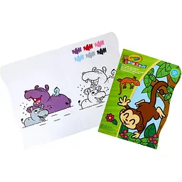 Розмальовка Crayola Mini Kids Джунглі, 16 сторінок (25-1480-3) - мініатюра 2