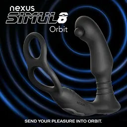 Стимулятор простати Nexus SIMUL8 Orbit Edition з ерекційним кільцем - мініатюра 7