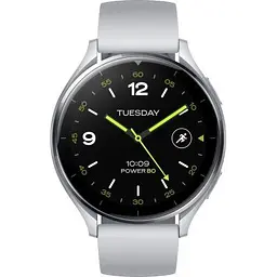Смарт-годинник Xiaomi Watch 2 Sliver Case With Gray TPU Strap (BHR8034GL) (1025027) - мініатюра 2