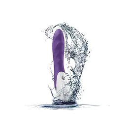 Потужний вібратор Mystim Sassy Simon Purple з двома моторами і стимулюючим рельєфом - мініатюра 8