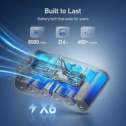Акумулятор 8000 мАг для Dyson V8 Absolute Animal Fluffy, змінна батарея для пилососа - мініатюра 4