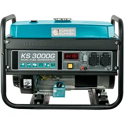 Генератор газово-бензиновий Konner&Sohnen KS 3000G [107776] - мініатюра 2