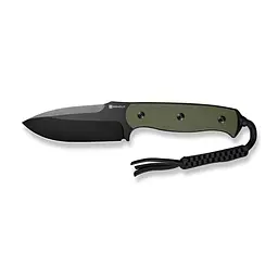 Ніж з фіксованим лезом Sencut Toxodon S24036-2 зелений, чорне лезо - мініатюра 6