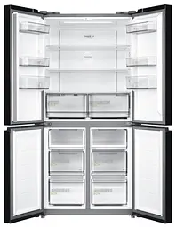 Холодильник Midea MDRF632FIF22 чорне скло - мініатюра 2