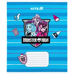 Зошит Kite Monster High, 12 аркушів, коса лінія (MH25-235) - мініатюра 10