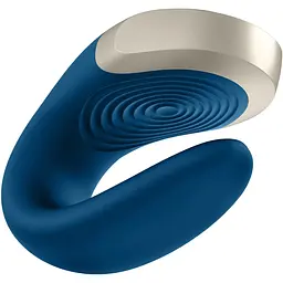 Смарт-вібратор для пар Satisfyer Double Love (Blue) - мініатюра 6