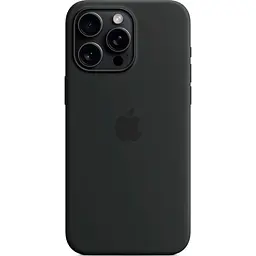 Чохол Silicone Case with MagSafe для Apple iPhone 15 Pro Max Black AAA [93253] - мініатюра 3