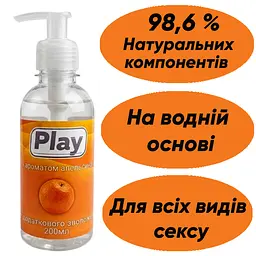 Їстівний оральний лубрикант Play на водній основі для мінета та кунілінгусу - мініатюра 2